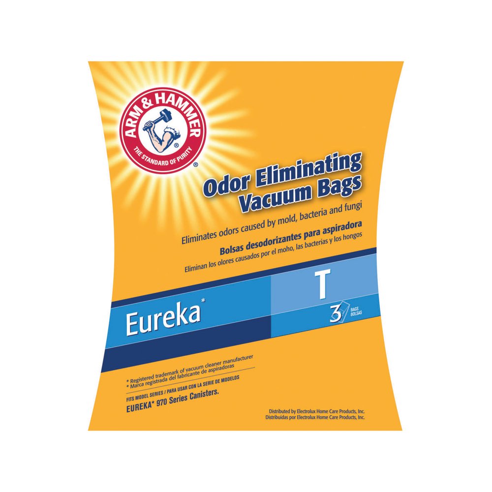 Arm & Hammer Eureka T Odor Eliminating Vacuum Bags, 3 Count Walmart