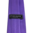 thumbnail image 2 of Solid Purple Slim Men's Necktie, 2 of 5