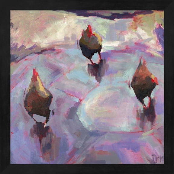 Great Art Now Human Race 2 by Lisa Timmerman, Framed Wall Art, 13.25W x 13.25H