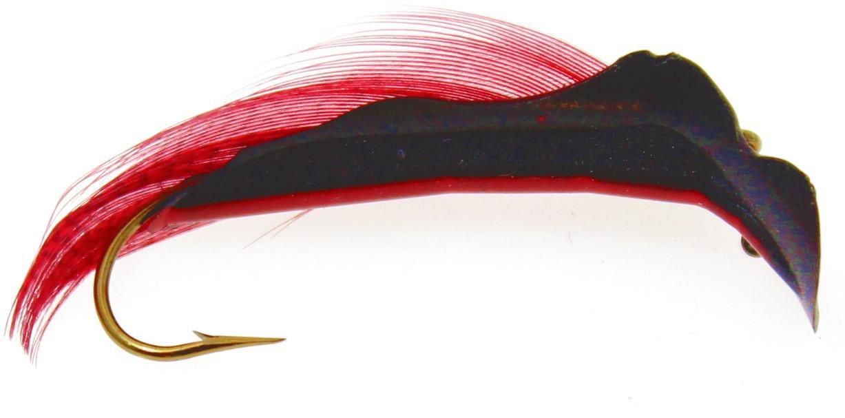 Lucky Bug 40915 Bingo Bug Lure #2 1,7" Noir avec Rouge - Superman Parfait pour la plupart des espèces d'eau douce