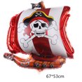 thumbnail image 1 of Globo de barco pirata de dibujos animados para Halloween, globo de película de aluminio, decoración para fiesta de cabeza de calavera, 1 of 6