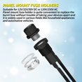 thumbnail image 3 of Portafusible Joinfworld 5 x 20 mm impermeable 12 V CC, paquete de 5, 3 of 6