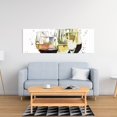 thumbnail image 2 of Beautiful wine glasses - 16"x48" canvas - Print on demand, 2 of 5
