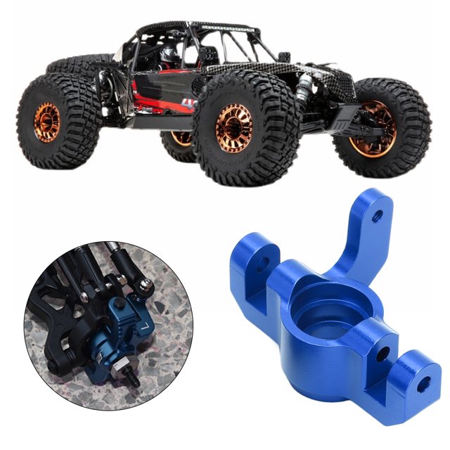 Brazos de nudillos de aluminio, 2 piezas de brazo de nudillo de aluminio, copa de dirección de coche RC, juego de brazos de nudillos RC, instalación sin esfuerzo
