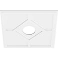 thumbnail image 4 of Ekena Millwork CMP26EY-06000 26 in. OD x 6 in. ID Square Embry Architectural Grade PVC Contemporary Ceiling Medallion, 4 of 4