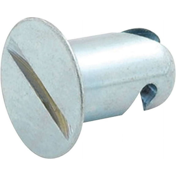 Allstar Performance ALL19262 Quick Turn Fastener - Flush Head - Slotted - 7/16 x 0.400 in Body - Clear Anodized Aluminum - Set of 50