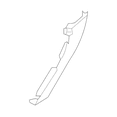 thumbnail image 3 of New Genuine Nissan Finisher-Dash Side 66951EA002 / 66951-EA002 OEM, 3 of 10