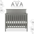 thumbnail image 6 of Dream On Me Ava 4-in-1 Convertible Mini Crib, Steel Grey, 6 of 11