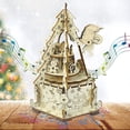 thumbnail image 1 of Wooden Puzzle Music Box Creative 3D Wooden Puzzle Model Building Kit Premium Music Box Brain Teaser Mechanical Model Kit for Kids Teens Adults Gift Birthday, 1 of 10