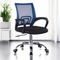 thumbnail image 4 of Silla de oficina con respaldo bajo ergonómica ilios innova Azul, 4 of 9