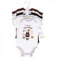 thumbnail image 2 of Hudson Baby Short Sleeve Bodysuits, 5-Pack, Newborn- 24 Months, 2 of 7