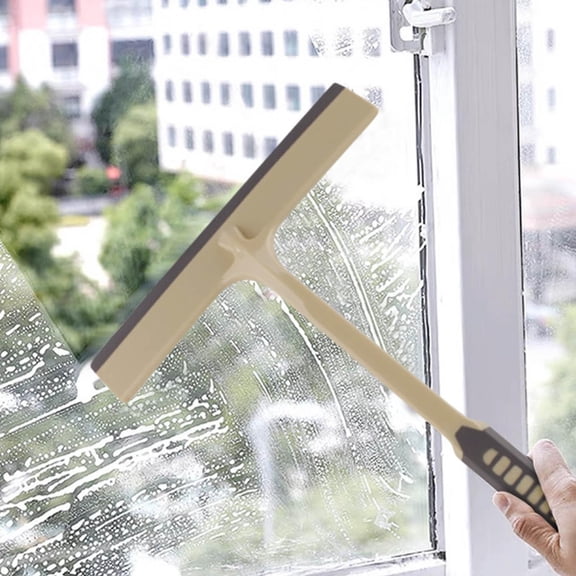 sruoe Shower Squeegee for Glass Doors, Squeegees for Cleaning Windows, Shower Scraper Squeegee, Indoor Glass Window Squeegee, Floor, Mirror Cleaner, Silicon Squeegees