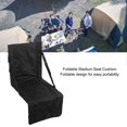 thumbnail image 3 of Cojín De Asiento Plegable, Cojín De Asiento De Estadio, Tela Oxford, Resistente Al Desgaste, Negro, Para Jardín, Eventos Deportivos, 3 of 7