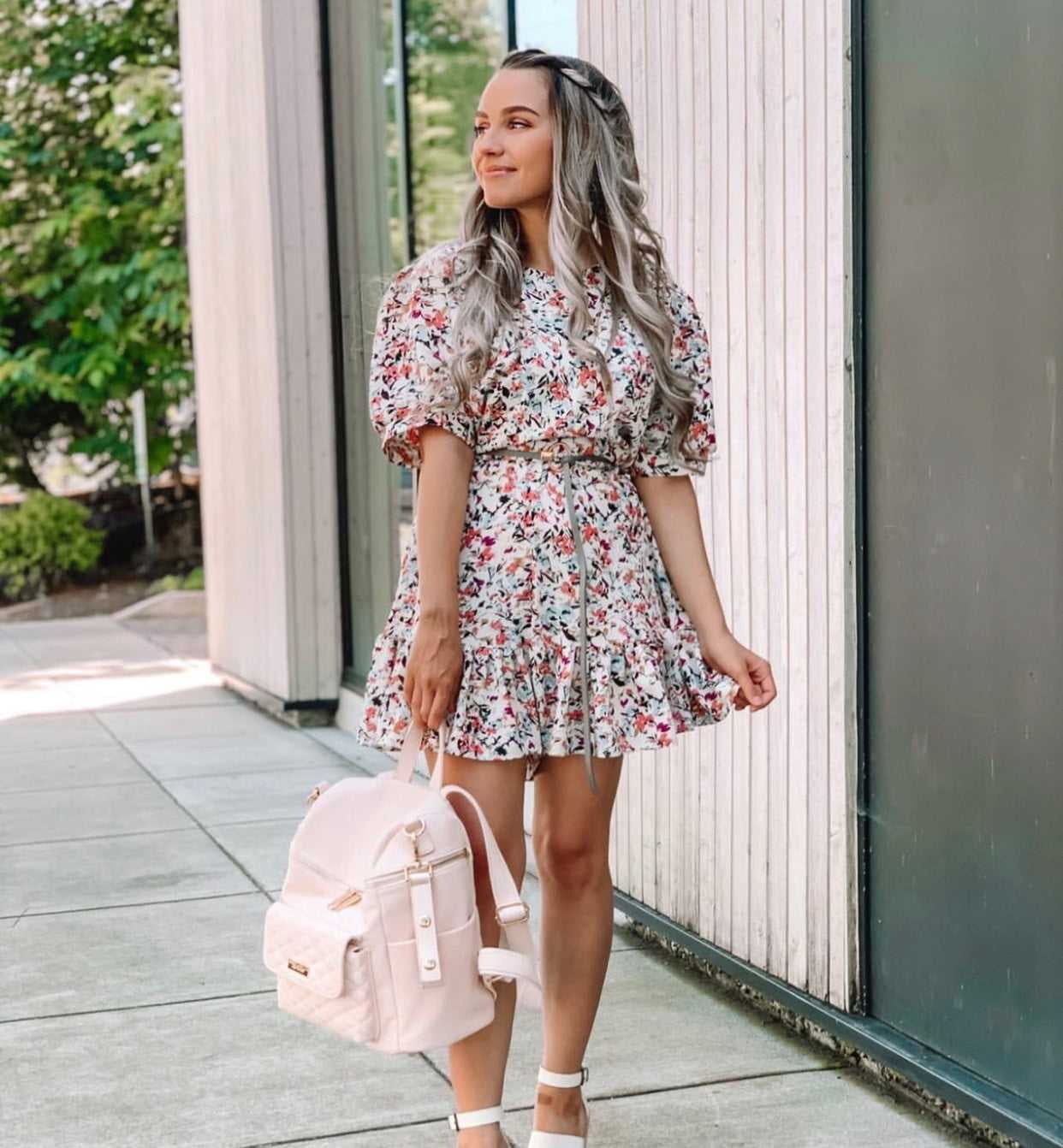 Luli Bebé Petit Monaco Diaper Bag | Pastel Pink