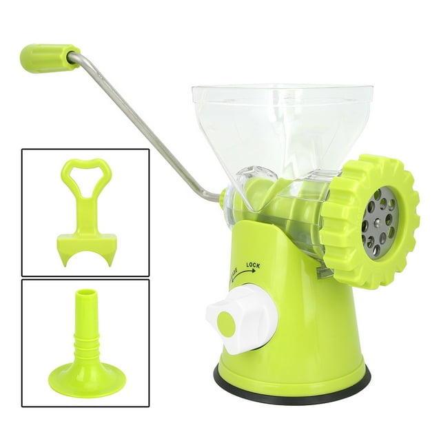 Home Manual Meat Grinder Hand-cranked Meat Sausage Mincer Stainless Steel Blades for Kitchen