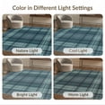 thumbnail image 7 of ODIKA 5'x7' Washable Area Rug Easy Care, Non-Shedding, Pet Friendly, Lime Crisp Striped Geometric Stepped Bands Structured Layout for Small Living Room, Bedroom, 7 of 7