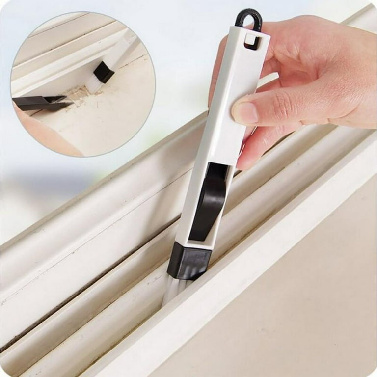 8 Pcs Hand-held Groove Gap Cleaning Tools,Door Window Track Cleaning Tools  Groove Corner Crevice Cleaning Brushes for Sliding Door/Tile
