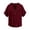 Wine, variant on Migroa Men's Fashion Shirt Casual Beach T-Shirts Solid Tops Shirts for Men 3/4 Sleeve Regular-Fit Henley T-Shirt Summer Lightweight Beach Yoga Tops Blue 4XL