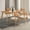 Natural+Wood+Coastal+Contemporary+Farmhouse+Modern3, variant on HMYG Natural Oak Finish Casual Dining 5pc Set Table and 4 Side Chairs Curved Backrest Windsor Wooden Dining Kitchen Furniture