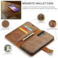 thumbnail image 6 of for Samsung Galaxy A36 5G Case, PU Leather Detachable Vintage Wallet Flip Magnetic Clousure Drop Protective Slim Phone Case Cover for Samsung Galaxy A36 5G with Card Holder - Brown, 6 of 8