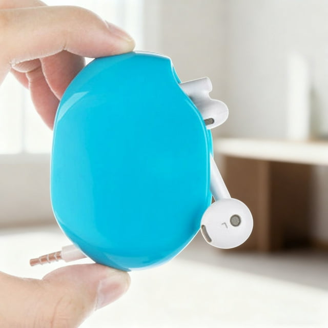 Portable Automatic USB Cord Reel Organizer For Headset Management And Travel Storage Tool Bag