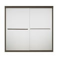 thumbnail image 2 of Sterling 5405-59 Finesse 58-1/16" High X 59-5/8" Wide Sliding Frameless Shower Door -, 2 of 5