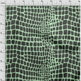 thumbnail image 3 of oneOone Polyester Lycra Mint Fabric Crocodile Animal Skin Sewing Material Print Fabric By The Yard 56 Inch Wide, 3 of 4