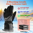 thumbnail image 2 of Heated Gloves, 7500mAh USB Electric Ski Gloves with Heating for Women Men, 3 Heating Levels Waterproof Touchscreen Gloves Heated, L Winter Gloves, 2 of 9
