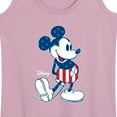 thumbnail image 3 of Disney - Americana - Mickey Flag Pattern - Women's Racerback Tank Top, 3 of 5