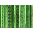 thumbnail image 1 of Ahgly Company Indoor Rectangle Solid Green Modern Area Rugs, 4' x 6', 1 of 4