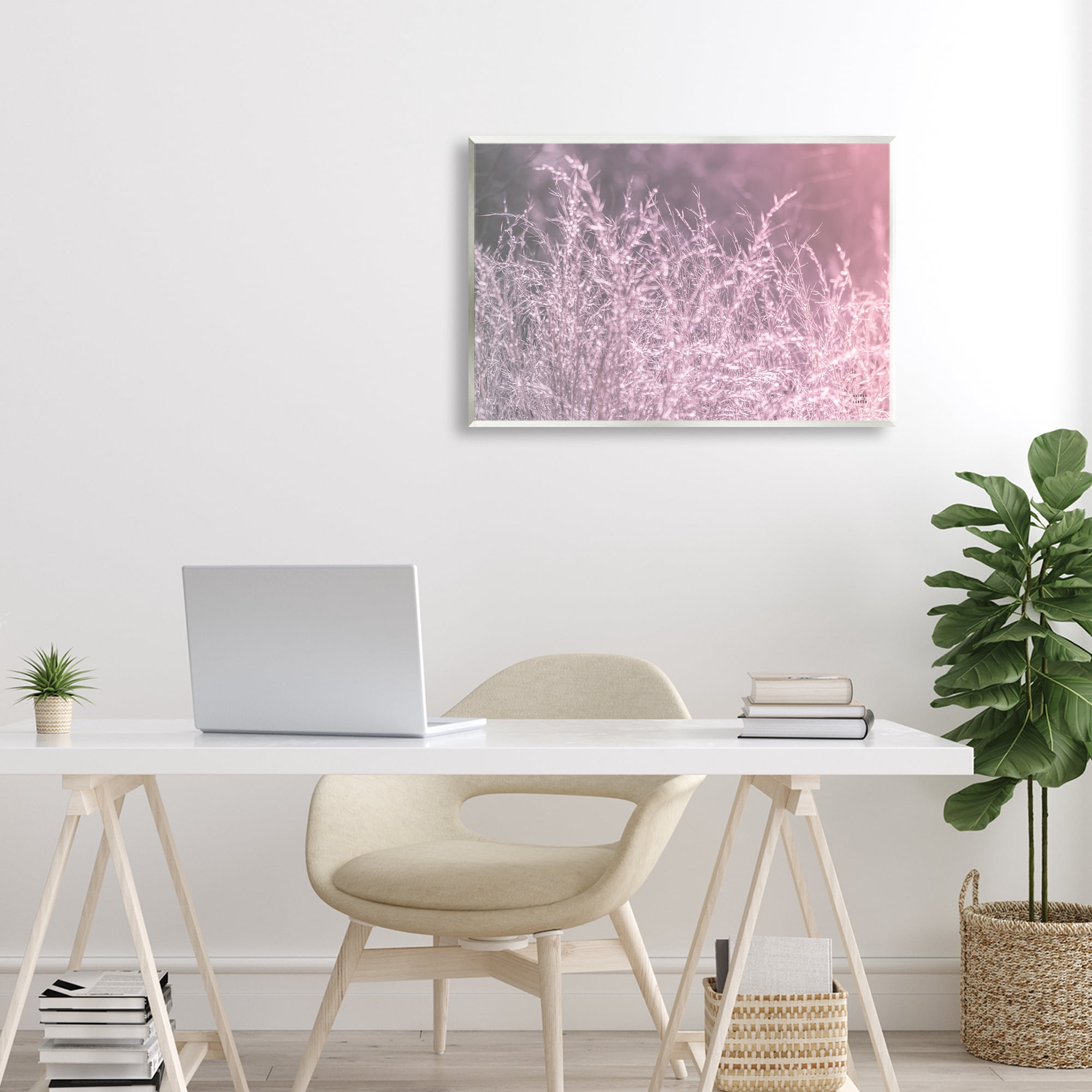 Stupell Industries Pink Morning Gentle Meadow Wall Plaque Art, design by Nathan Larson