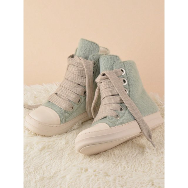 Women Two Tone High Top Lace-up Front Skate Shoes, Sporty Sneakers