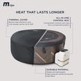 thumbnail image 4 of MSpa Mono 6-Person Round Inflatable Bubble Massage Spa w/ Thermal Cover, Energy-Efficient, 4 of 12