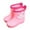 Pink, variant on Gelikeya Kids Rain Boots Soft and Breathable Easy-On Lightweight Rain Shoes Outerwear (Blue, Size 5-6 Years)