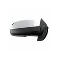 thumbnail image 2 of KarParts360 For Chevy Avalanche 2007-2013 Door Mirror Passenger Side | Power Glass | Heated | Manual Foldaway | Textured Black | Chrome Housing | Convex Type | Replacement For GM1321340 | 25776088, 2 of 4