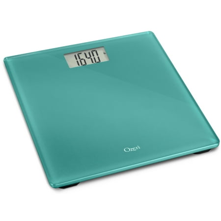 Ozeri Precision Digital Bath Scale (400 lbs Edition), in Tempered Glass with Step-on (Best Bath Scales 2019)