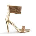 thumbnail image 2 of Dream Pairs Womens Square Toe heeled sandals stiletto heels, 2 of 7