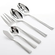 Gibson Home Tapani 45-Piece Stainless Steel Flatware Set, Tumble Finish