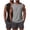 18# Light Gray + Black, variant on Men's Workout Tank Tops Swim Shirts Quick Dry Running Sleeveless UV Protection Muscle Tees Purple XS