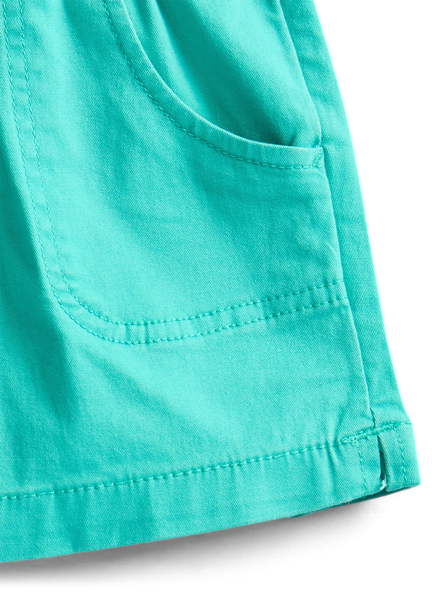 Wonder Nation Girls Pull-On Shorts, Sizes 4-18 & Plus