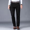 thumbnail image 5 of 2024 nuevos pantalones casuales de algodón 98%, ropa para hombres, pantalones elásticos de cintura alta sueltos rectos clásicos, ropa de marca masculina, 5 of 5