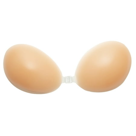 2 Pair Strapless Invisible Push-Up Bra Silicone Self-adhesive Bras for Wedding Party Dances Backless Tops Dresses
