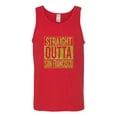 thumbnail image 2 of Straight Outta San Francisco SF Fan | Fantasy Football | Mens Sports Graphic Tank Top, Red, Large, 2 of 4
