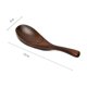 thumbnail image 2 of Cterwk - Juego de 4 cucharillas de madera para mesa, utensilios de cocina, cucharas pequeñas para servir sopa y postres, 2 of 8