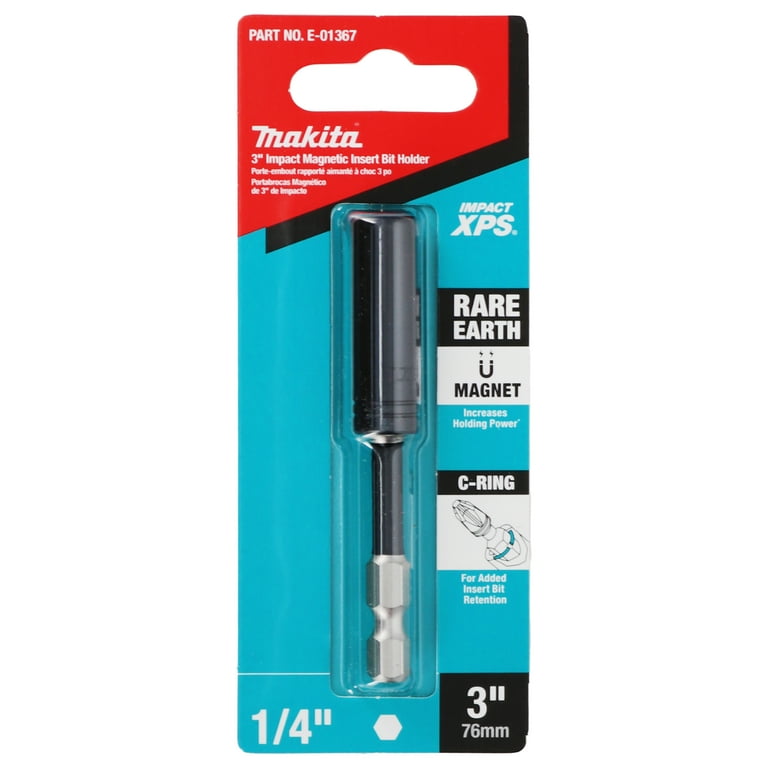 Makita E 01367 Impact XPS 3 inch Magnetic Insert Bit Holder Replacement Part for XDT08Z DHP482 and DAR020 Walmart