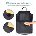 thumbnail image 3 of Organizador de coche (2 piezas), bolsa de almacenamiento para asiento trasero de niño con compartimento transparente grande para iPad, protector impermeable para asiento de coche ER, 3 of 5