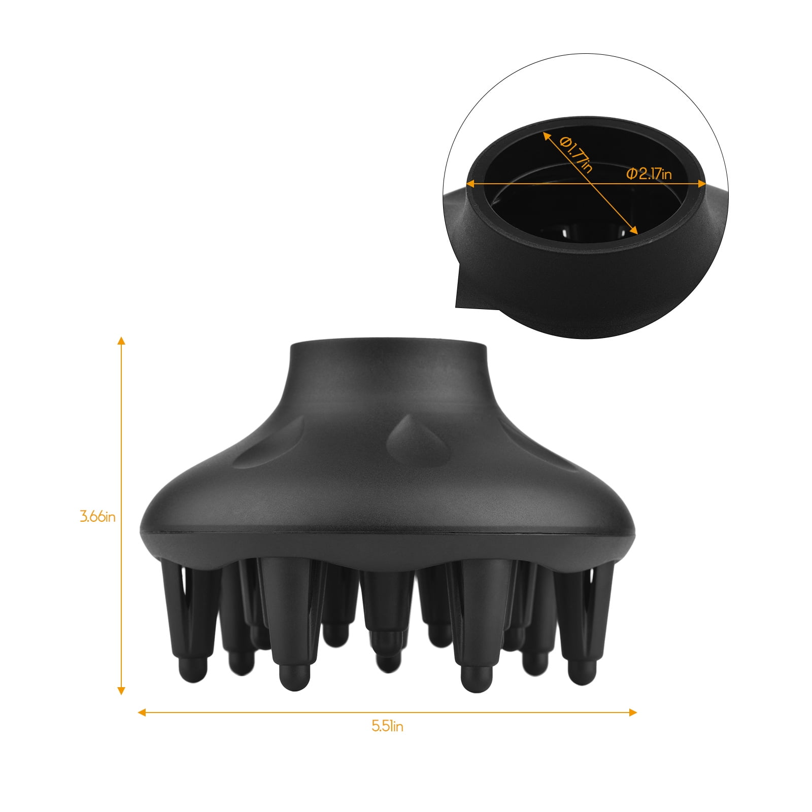 Universal Hair Dryer Diffuser for Curly Wavy Hair Blow Dryer