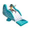 thumbnail image 1 of WOW Sports - Wiggler Sprinkler Inflatable Slide - White & Teal Pool Waterslide for Backyard Parties - Fun for Adults & Kids - Garden Hose Attachment for Sprinkler, 1 of 1