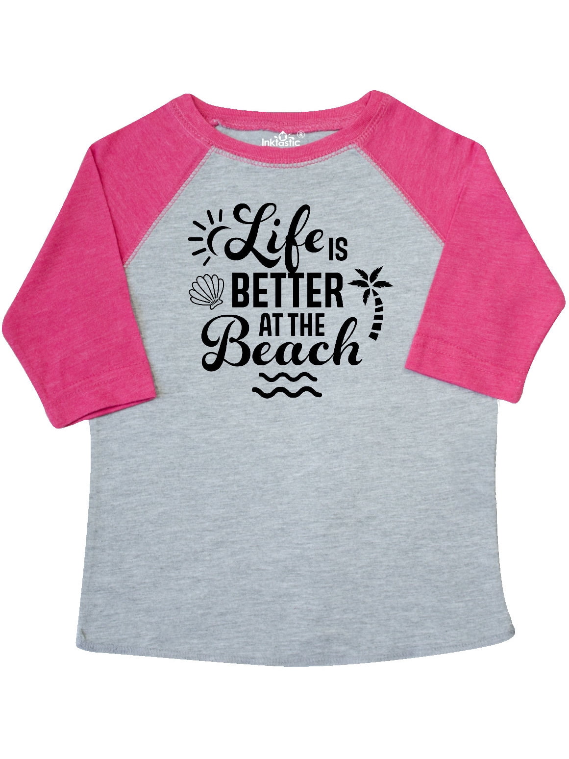 inktastic Lifes Better at The Beach Toddler T-Shirt
