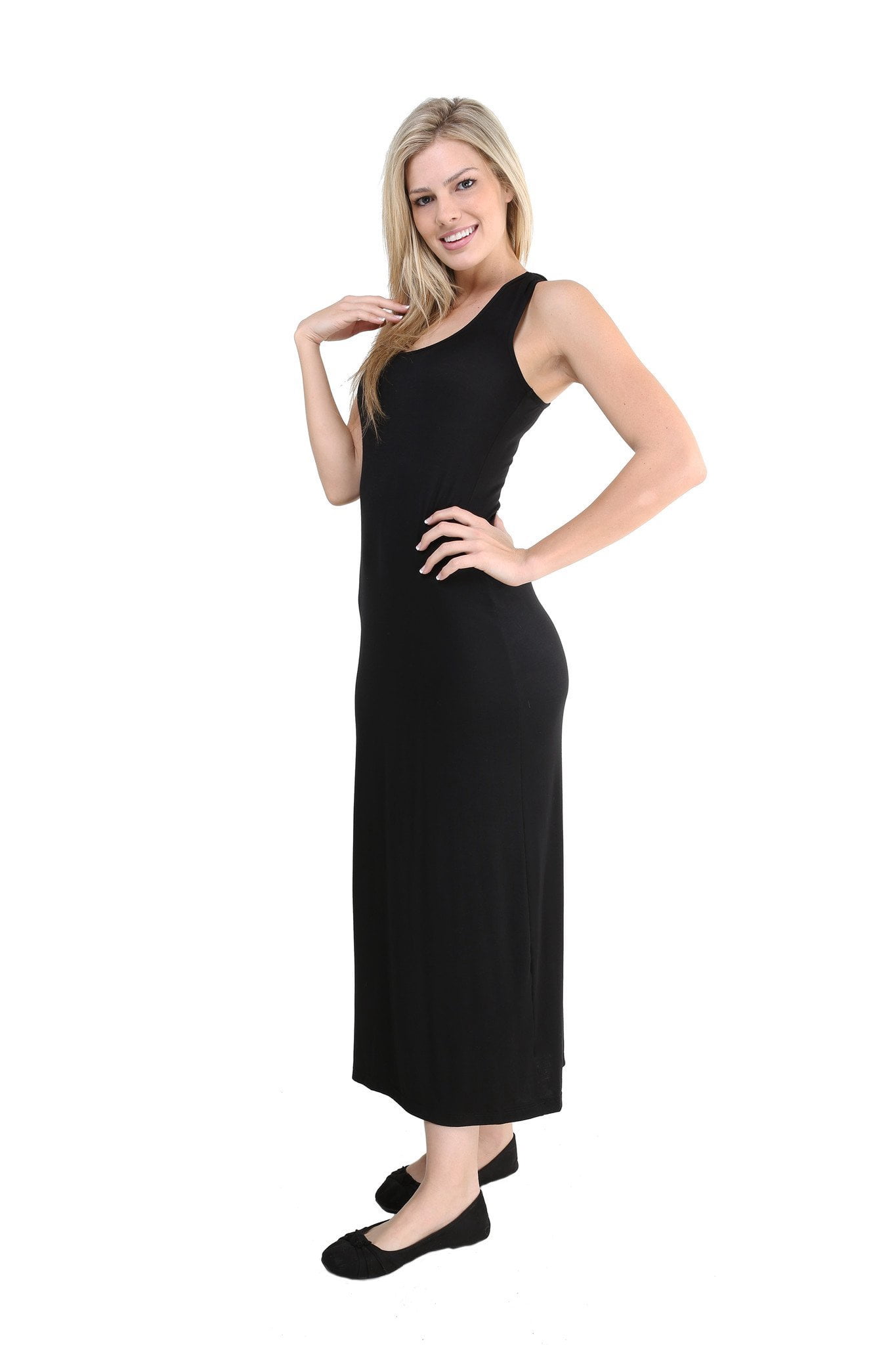 Women's Sleeveless Tank Maxi Dress